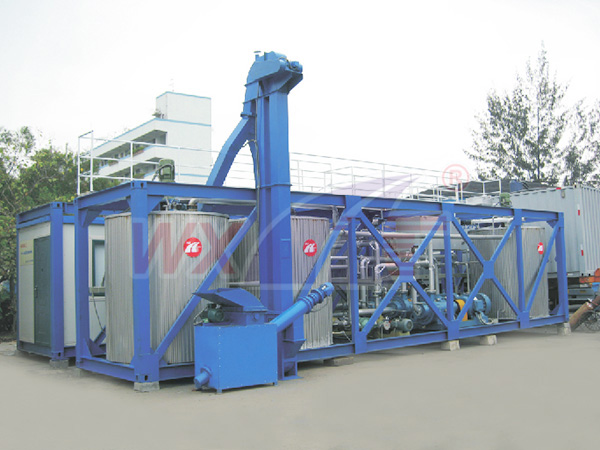 深圳想真科技20噸移動一體式改性瀝青設備